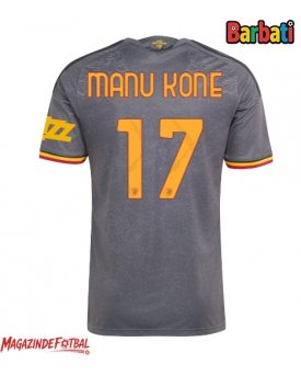 AS Roma Manu Kone #17 Tricou Fotbal Replică 2026-27 Barbati Treilea